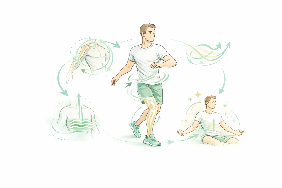 Illustration ostéopathie du sport à Lausanne : mobilité et récupération